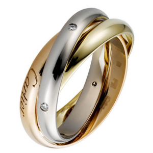cartier trinity ring cost
