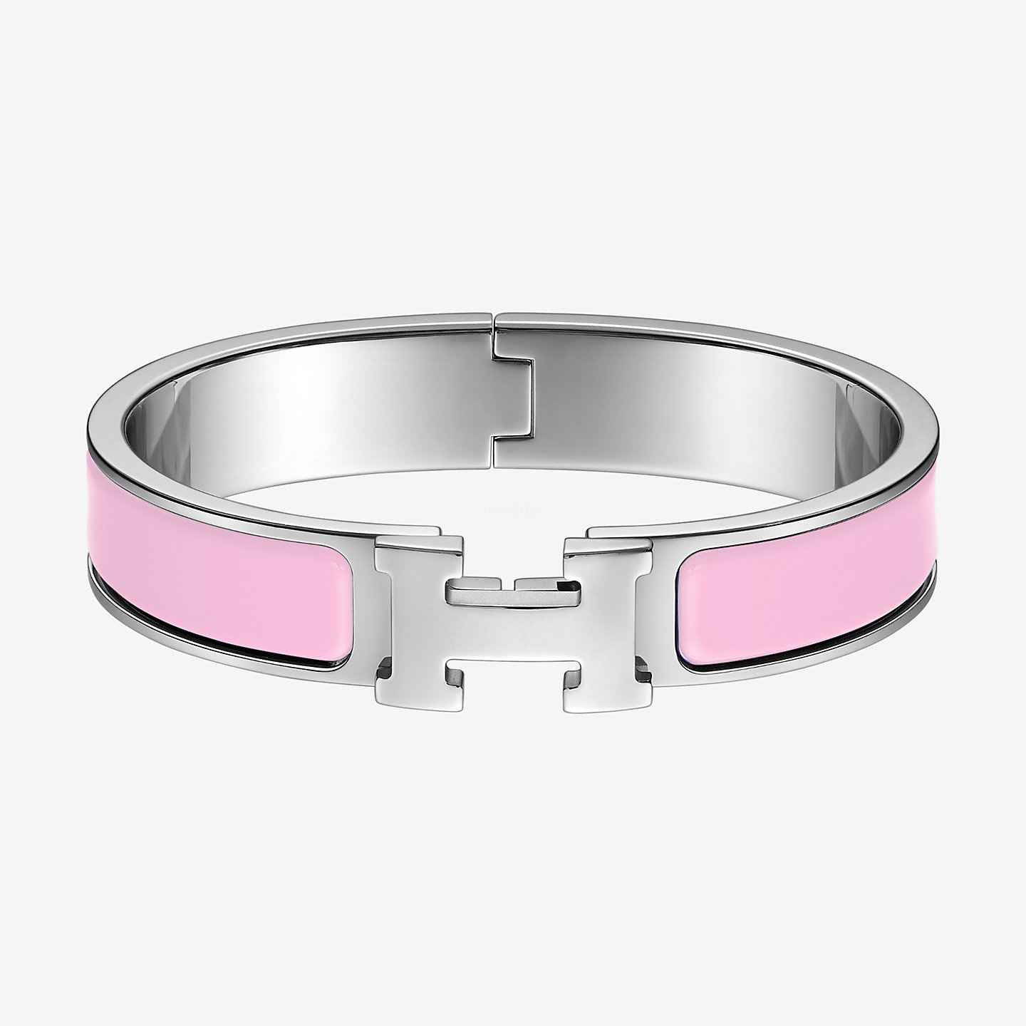 Clic clac h bracelet Hermès Black in Metal  21767489
