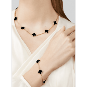 Van Cleef & Arpels Magic Alhambra long necklace, 1 motif, Pampillonia  Jewelers