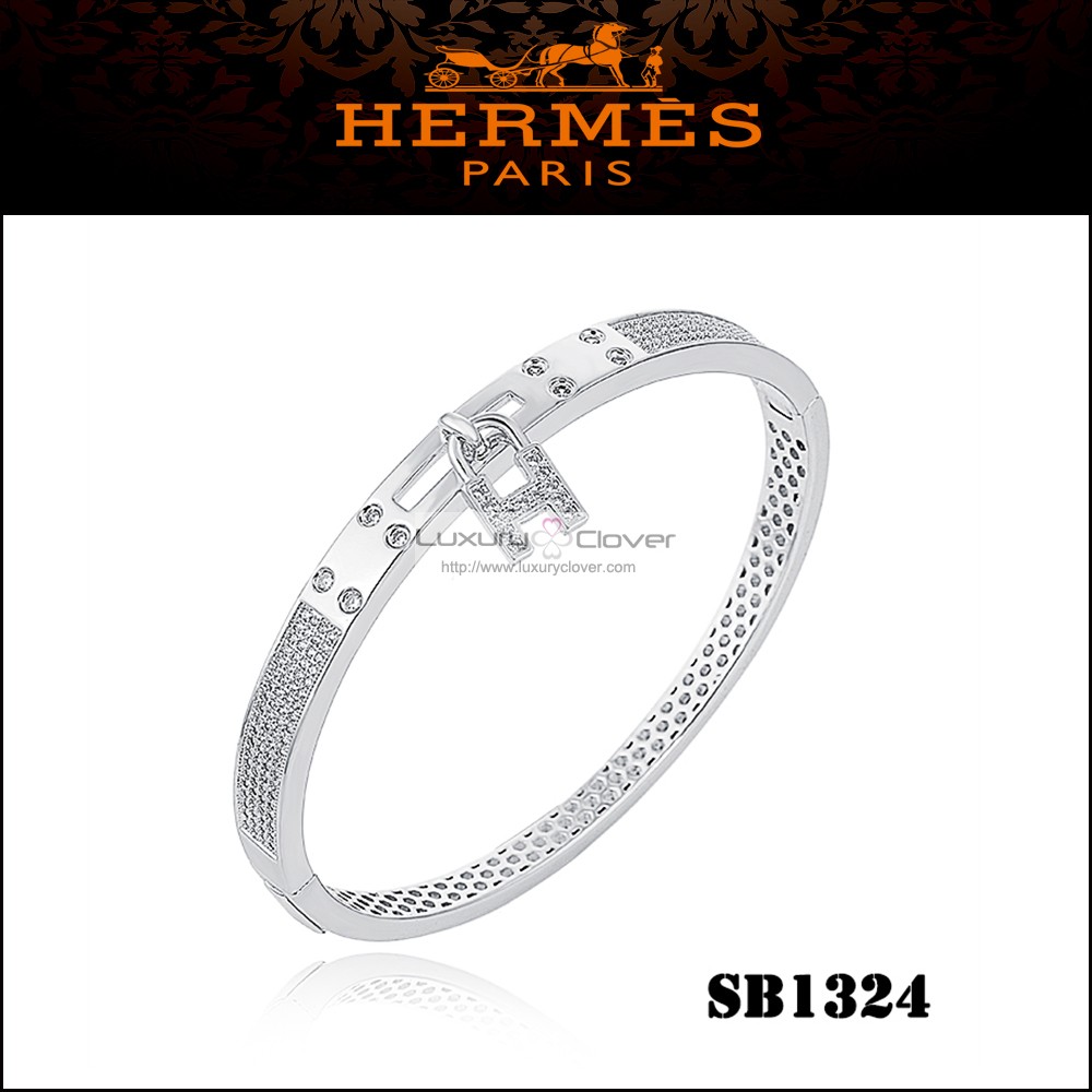 Estate Hermes Diamond Collier De Chien Bracelet - Luxury In Reach