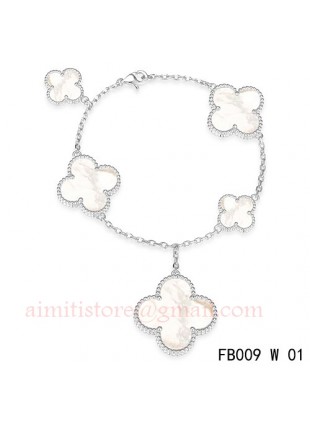 Van Cleef & Arpels Lucky Alhambra Butterfly Pendant Necklace | Vivrelle