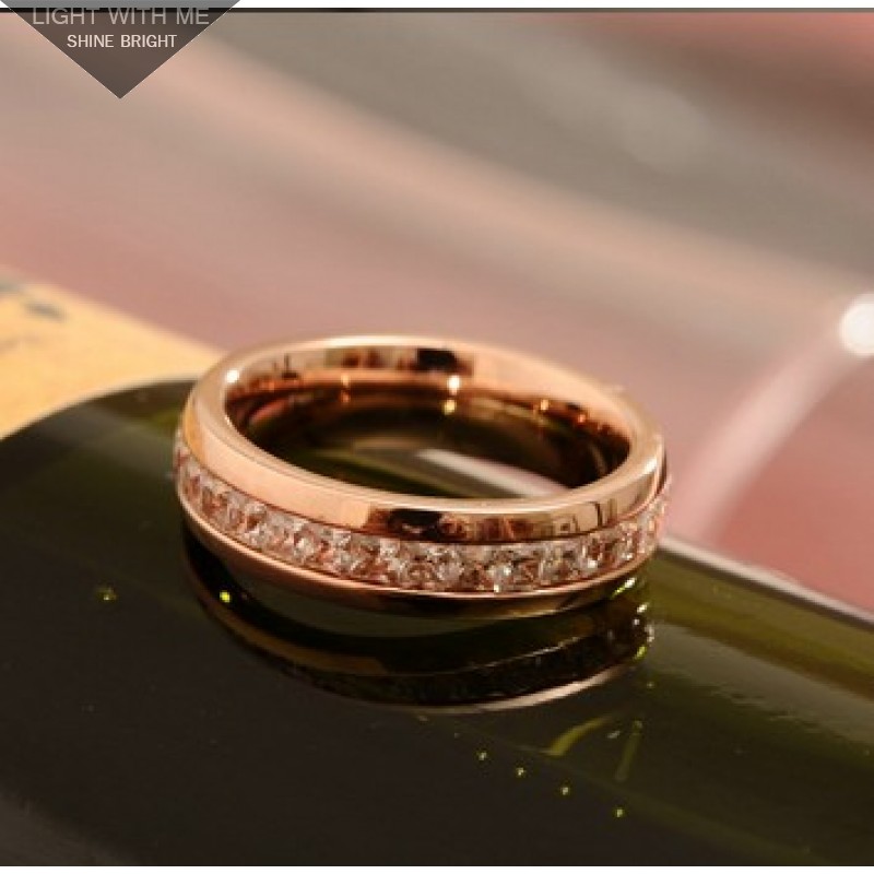cartier pink gold wedding ring
