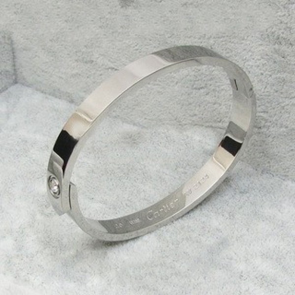 Cartier Diamond 'Love' Bracelet in 18K White Gold, S #518159 – Beladora