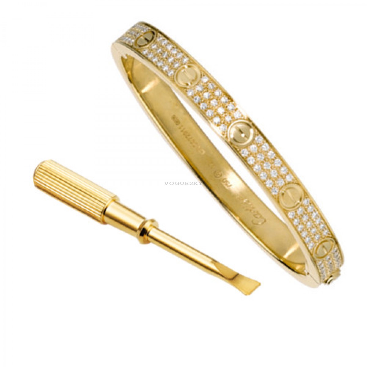Cartier Love Bracelet yellow gold size 17 large model with... for  Rs.549,966 for sale from a Seller on Chrono24