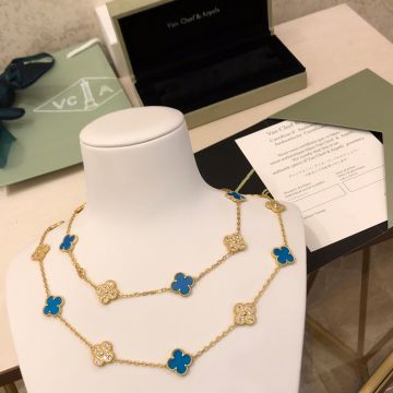 Van Cleef K14 Rose Gold Medium Necklace