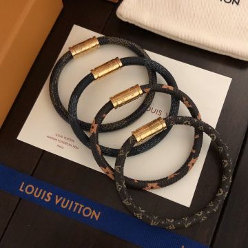 Louis Vuitton Friendship Bracelet LV Charm Monogram Flower
